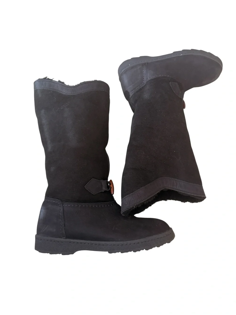 SOREL SHEARLING LINED BOOTS SIZE 9 MADE IN CANADA RUBBER SOLE